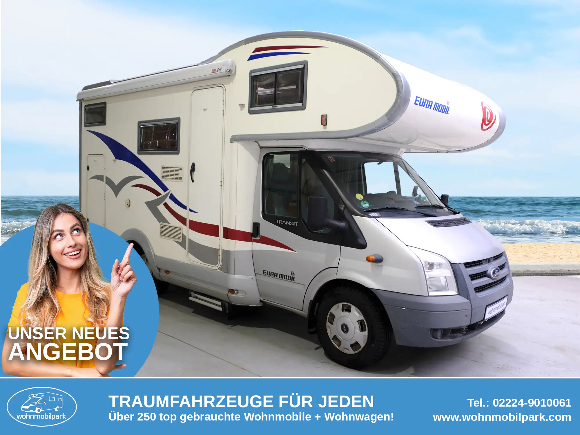 EURAMOBIL Profila A 600 VB Alkoven gebraucht kaufen in Bad Honnef